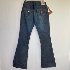 NWT True Religion Joey low rise 2J Bad Ass flare Jeans size 26 NWT 04503